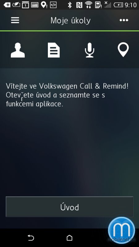 Aplikace Volkswagen