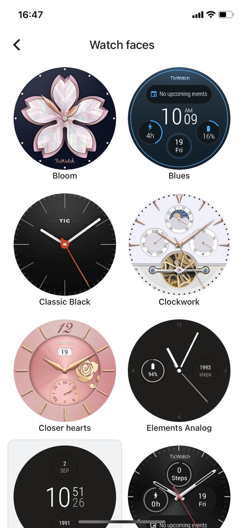 Aplikace Wear OS