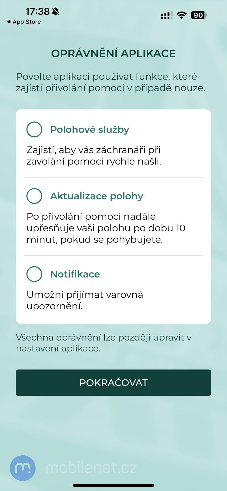 Aplikace Záchranka