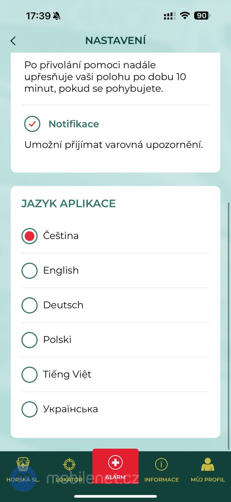 Aplikace Záchranka