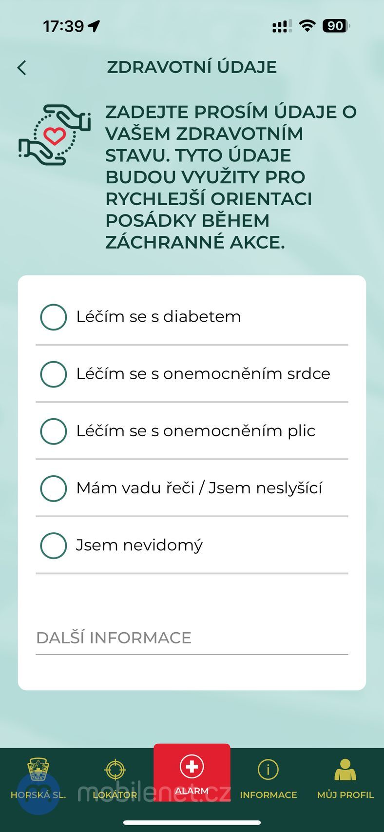 Aplikace Záchranka