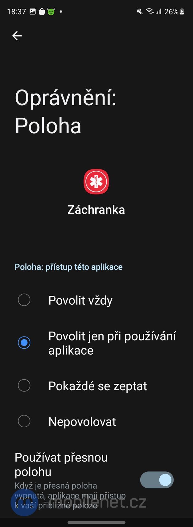 Aplikace Záchranka