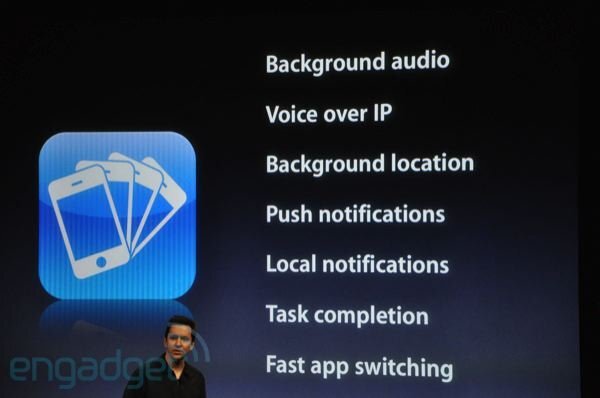 Apple 4.0 multitasking
