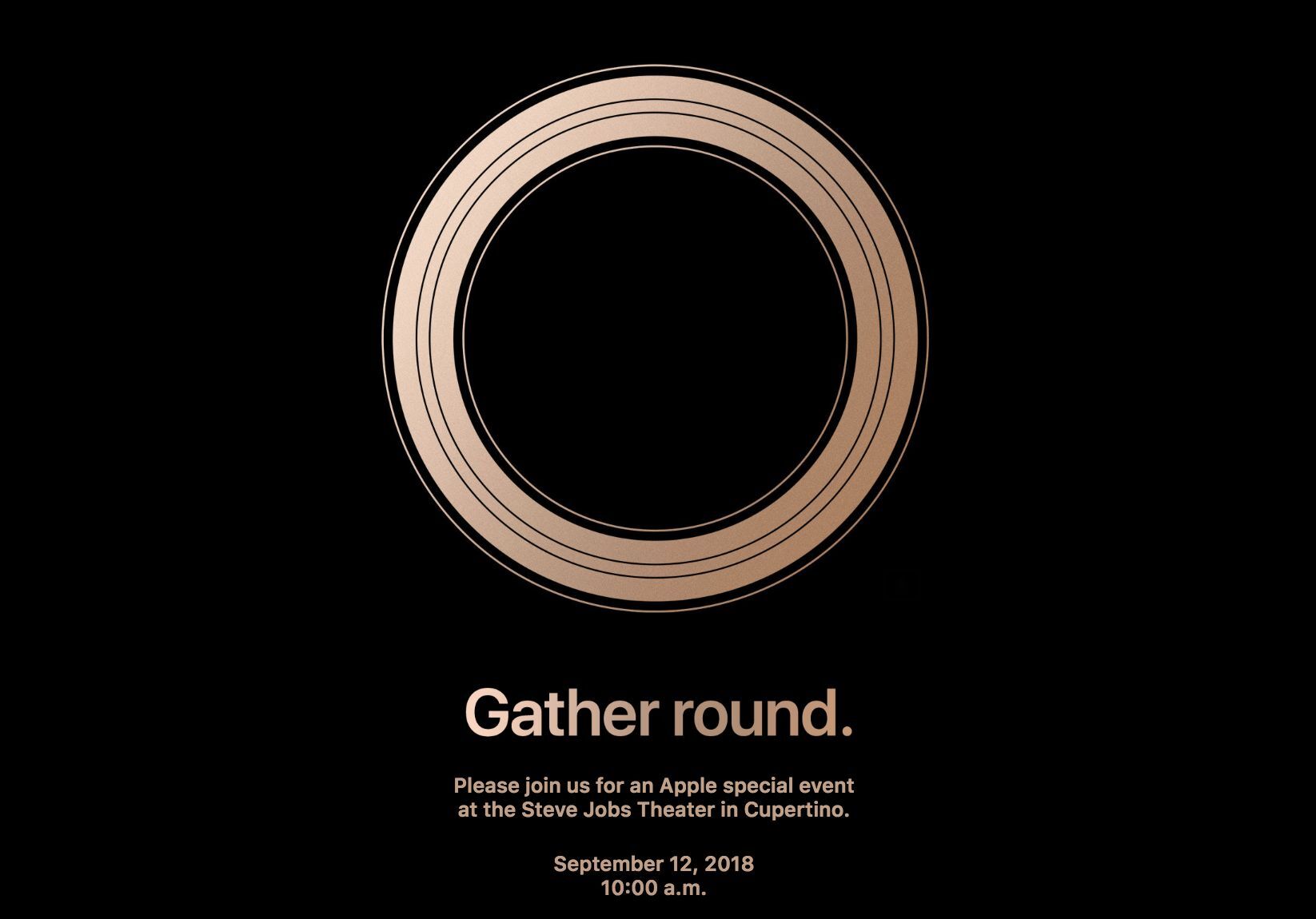Apple invitation