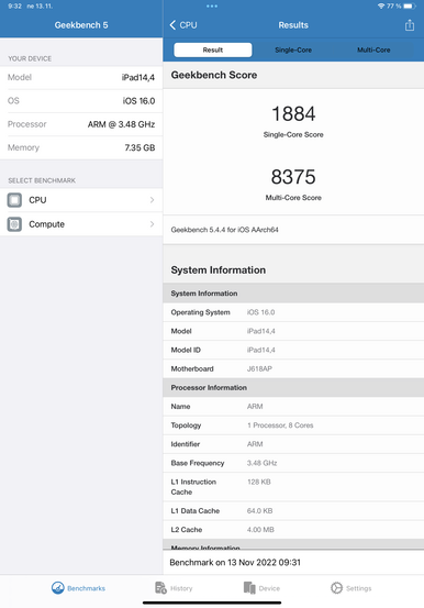 Apple iPad Pro (2022) 11\"