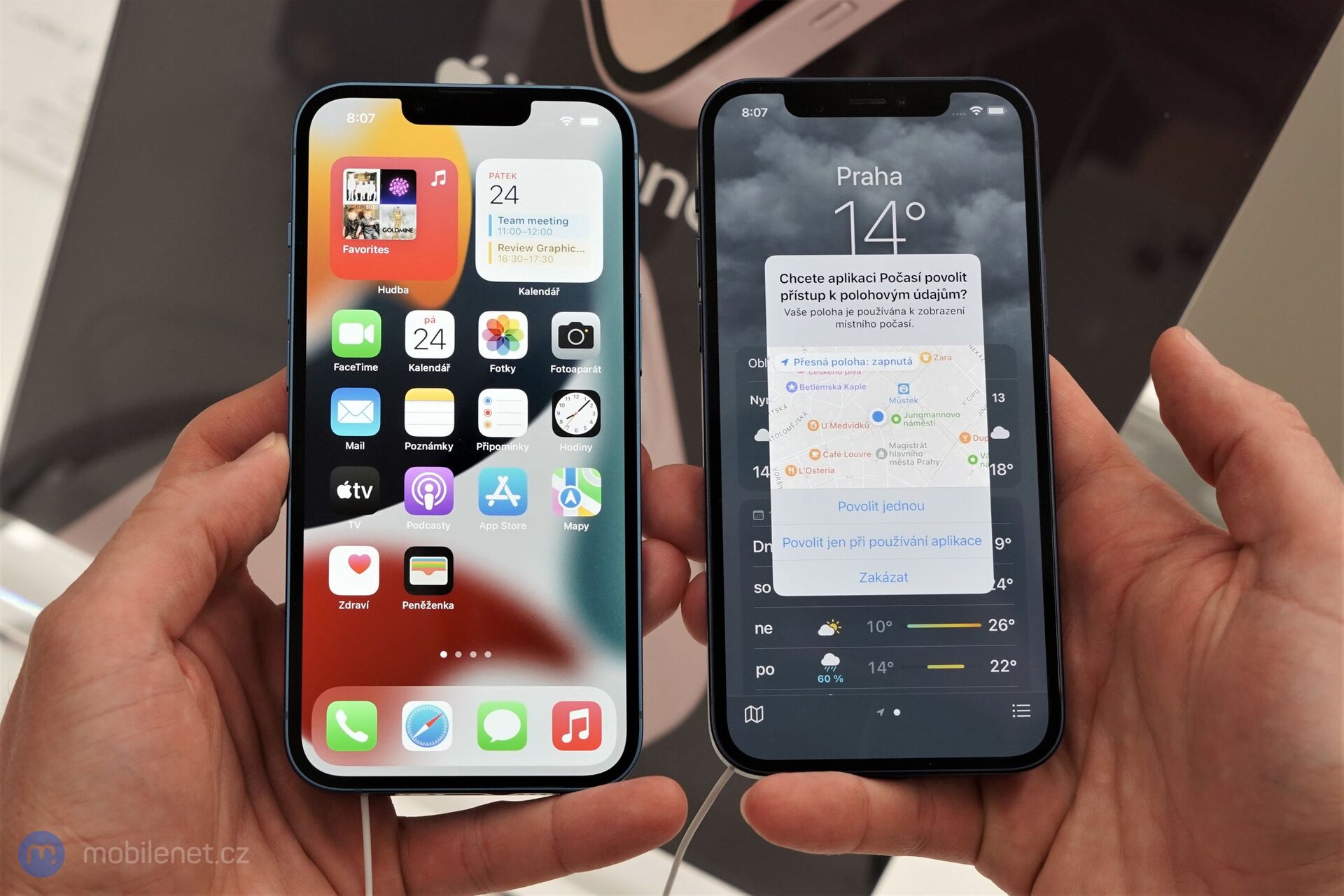 Apple iPhone 13 a iPhone 12