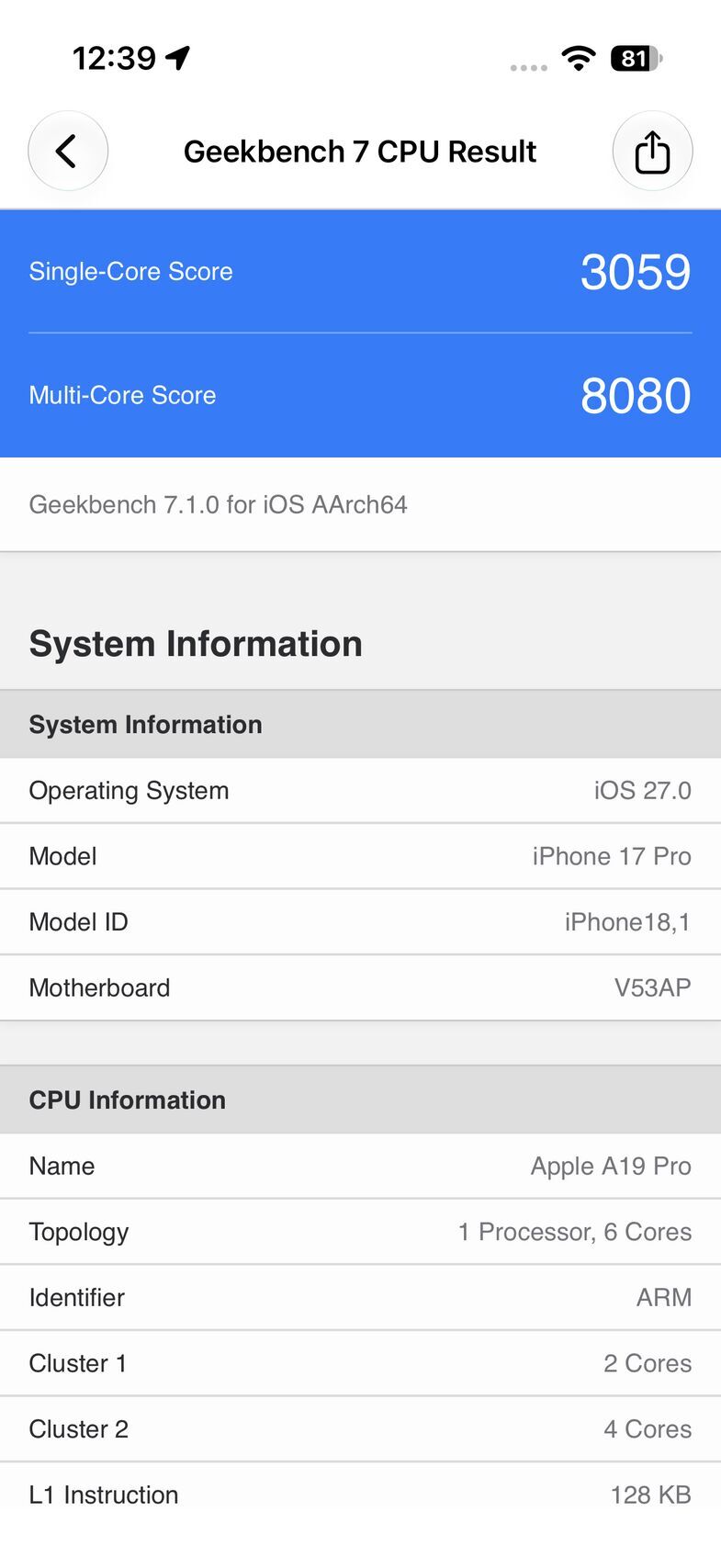 Apple iPhone 17 Pro