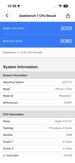 Apple iPhone 17 Pro