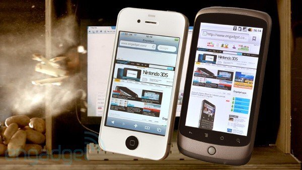 Apple iPhone 4 versus Google Nexus One