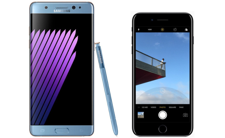 Apple iPhone 7 vs. Samsung Galaxy Note 7