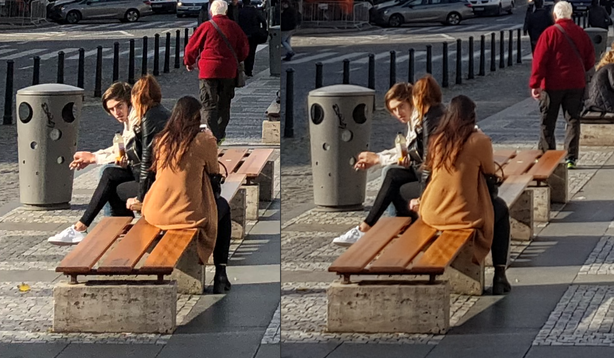 Apple iPhone 8 Plus vlevo a Samsung Galaxy Note8 vpravo