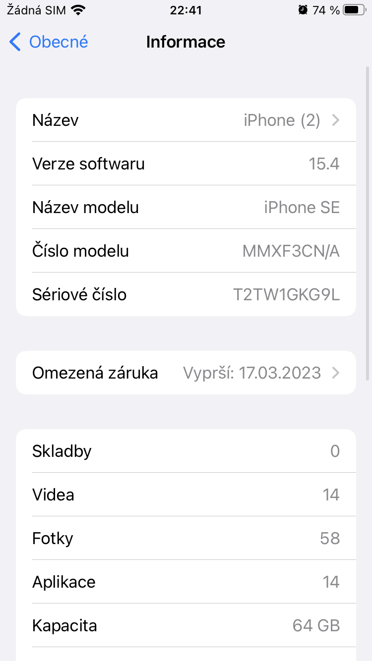 Apple iPhone SE (2022)