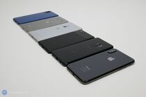 Apple iPhone X, Google Pixel 2, Huawei P20 Pro, LG V30, Samsung Galaxy S9 a Sony Xperia XZ