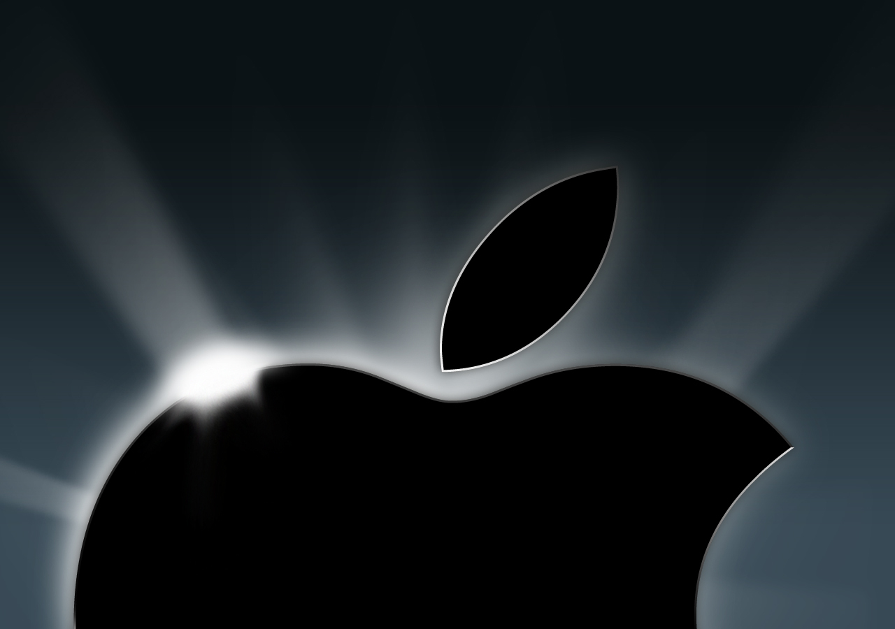 Apple logo - černé