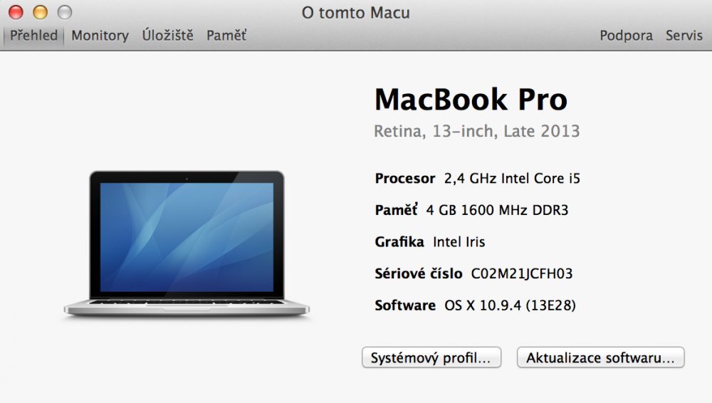 Apple MacBook Pro 13 Retina Late 2013