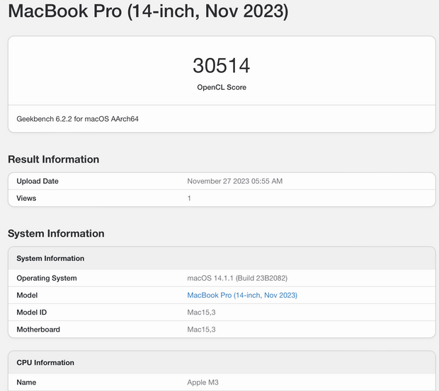 Apple MacBook Pro 14\" (2023)