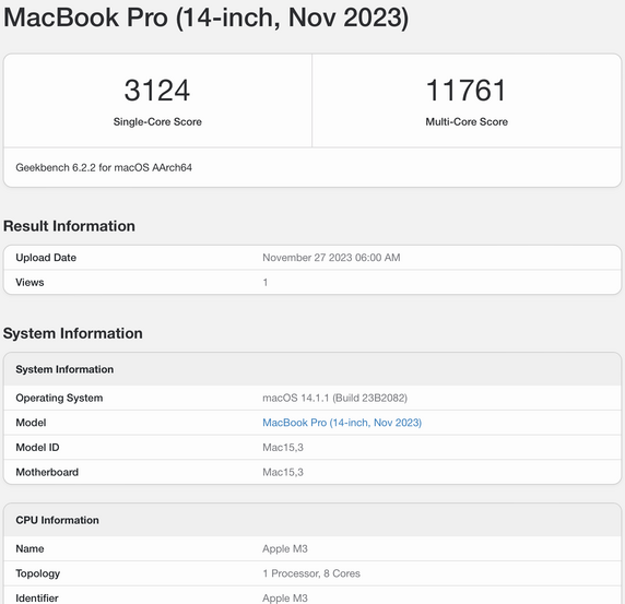 Apple MacBook Pro 14\" (2023)