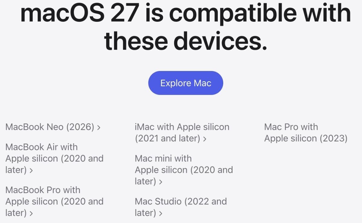 Apple macOS 27 Golden Gate
