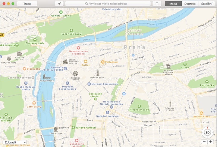 Apple Mapy – Mac