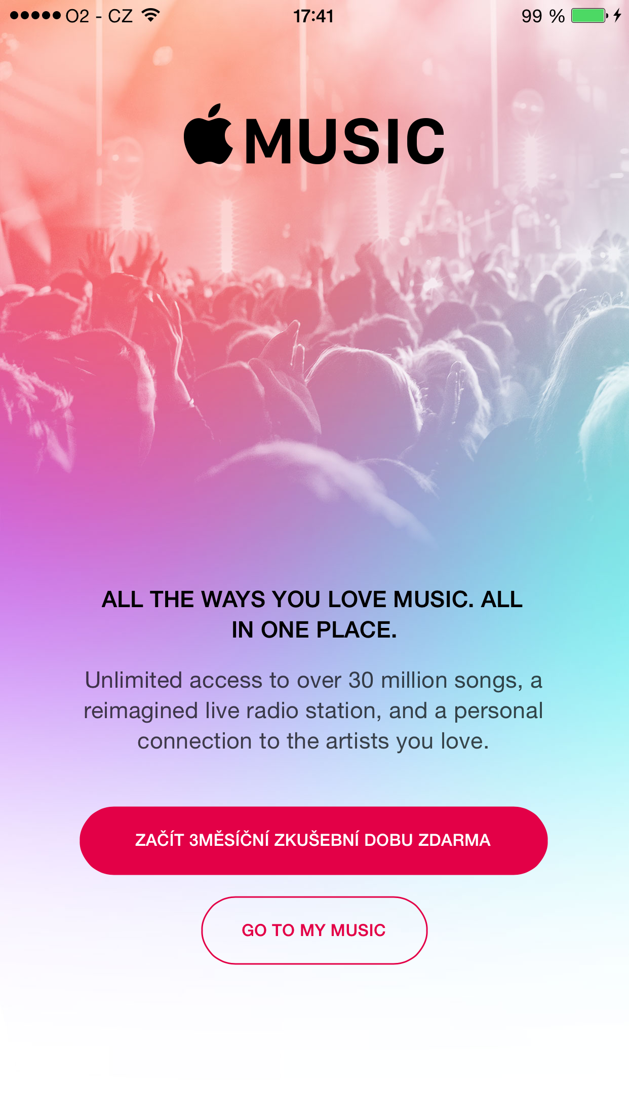 Apple Music screen