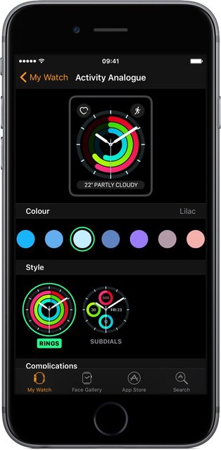 Apple Watch - aplikace watchOS