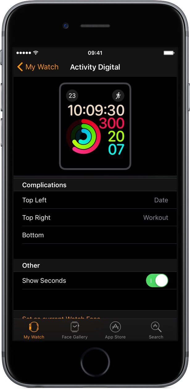 Apple Watch - aplikace watchOS