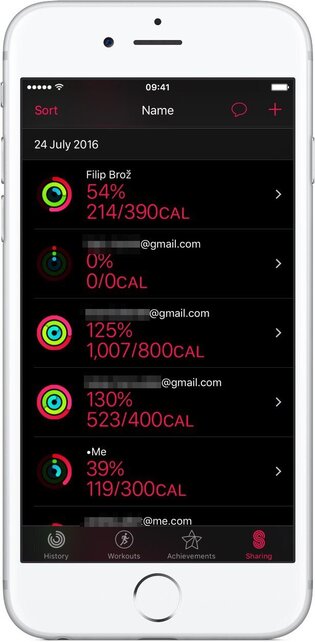 Apple Watch - aplikace watchOS