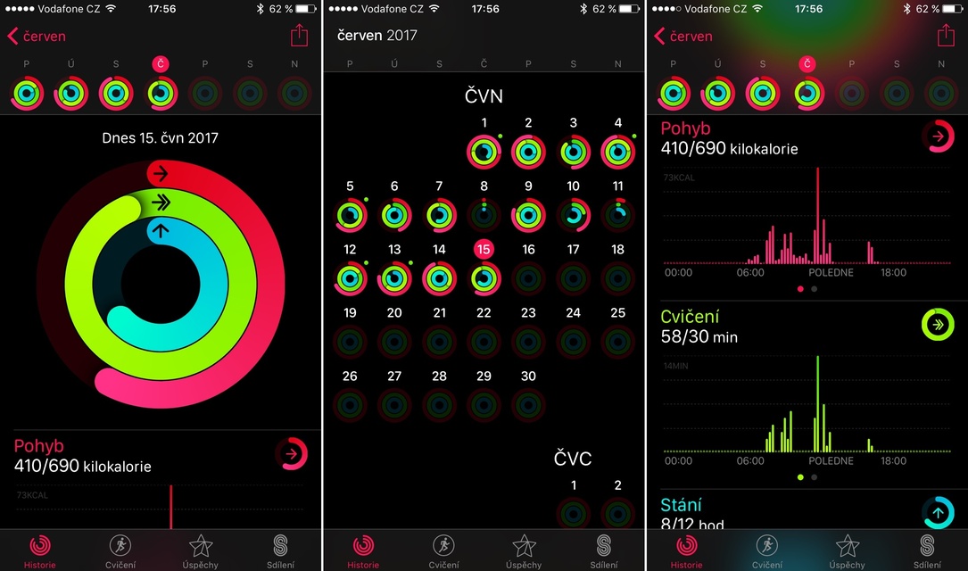 Apple Watch 2 – Aktivita