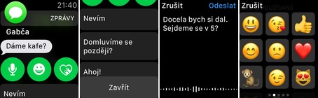 Apple Watch 2 – komunikace