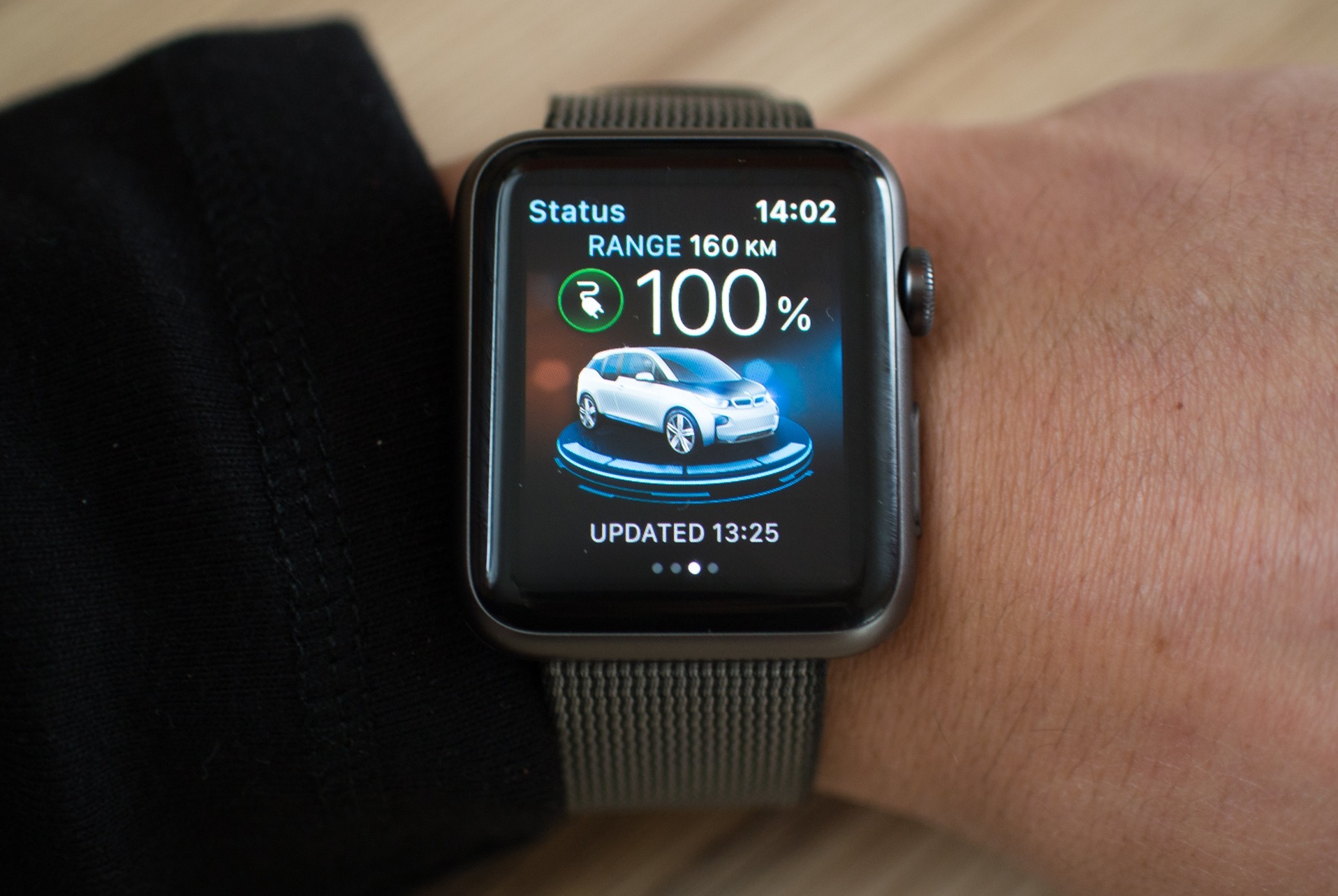 Apple Watch 2 – ovládání auta