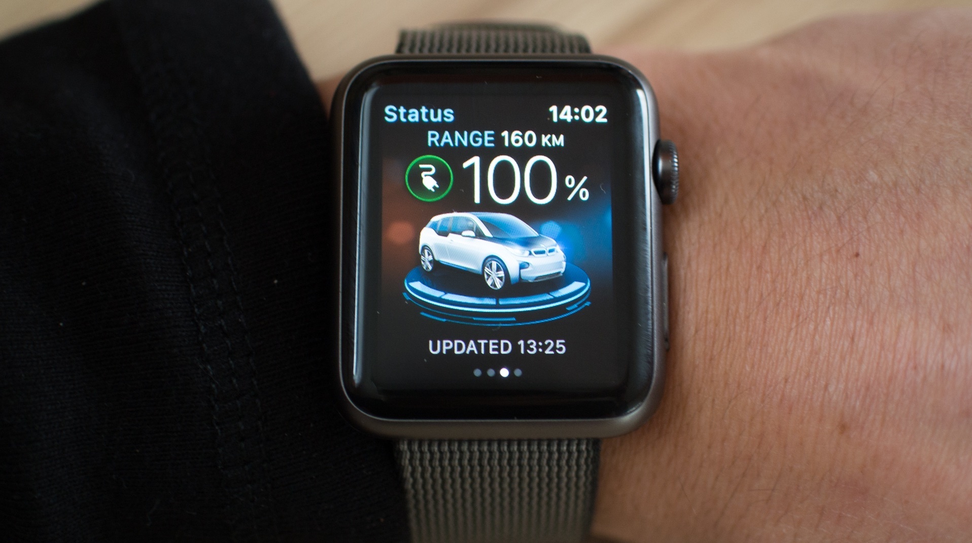 Apple Watch 2 – ovládání auta