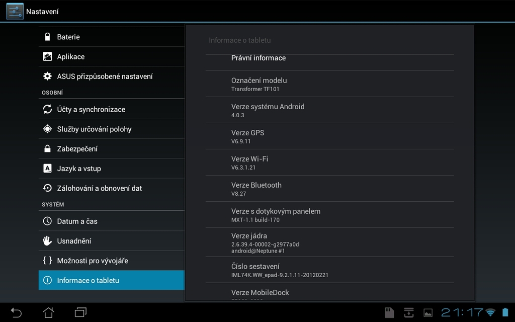 ASUS Eee Pad Transformer