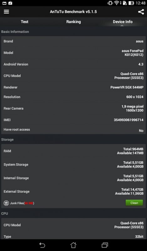 ASUS FonePad 7 FE170CG