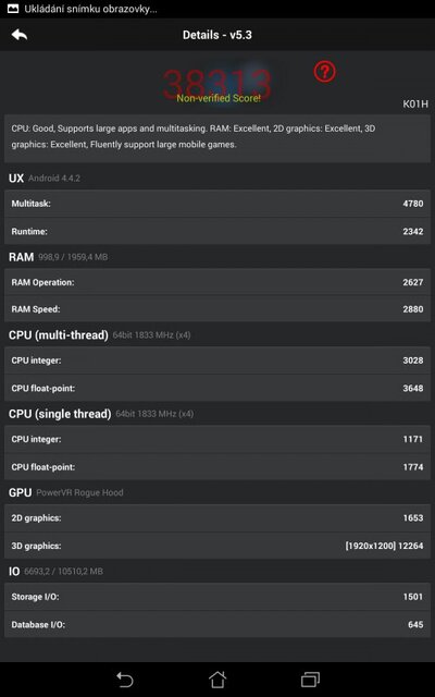 ASUS MeMO Pad 8 (ME581C)