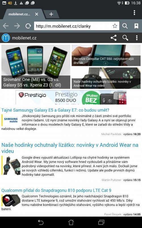 ASUS MeMO Pad 8 (ME581C)