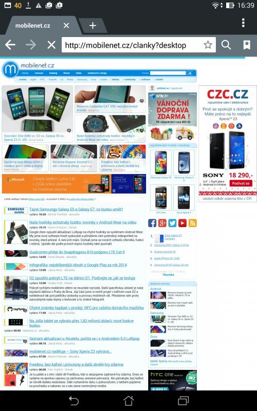 ASUS MeMO Pad 8 (ME581C)