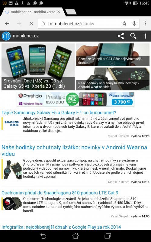 ASUS MeMO Pad 8 (ME581C)