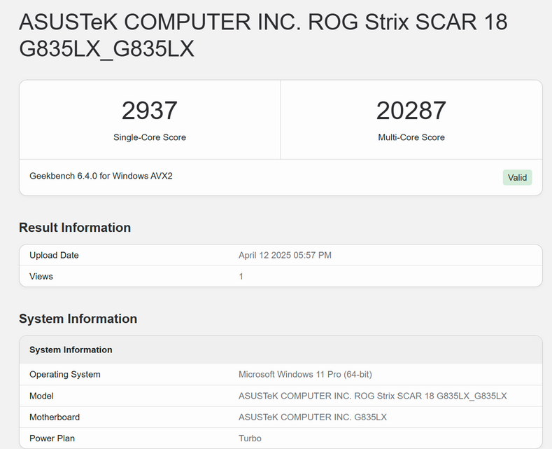 ASUS ROG Strix Scar 18\"