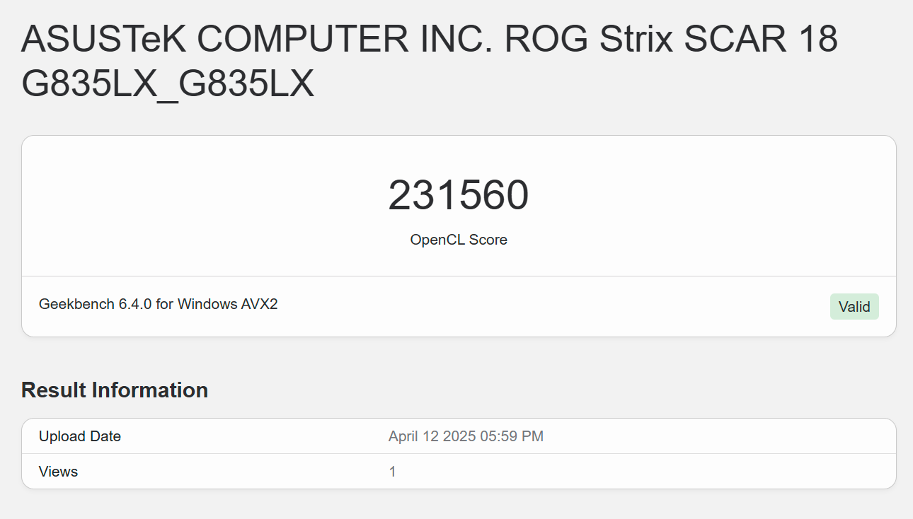 ASUS ROG Strix Scar 18\"