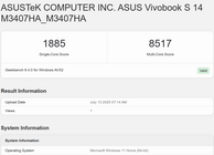 ASUS Vivobook S14 (M3407HA)