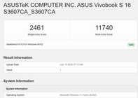 ASUS Vivobook S16 (S3607CA)