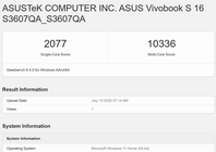 ASUS Vivobook S16 (S3607Q)