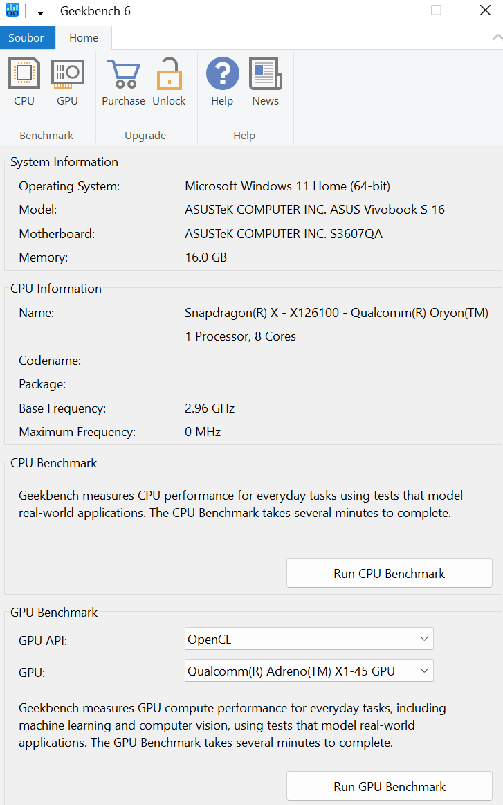 ASUS Vivobook S16 (S3607Q)