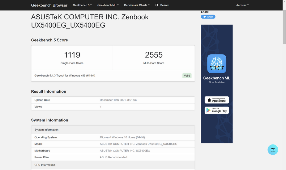 ASUS ZenBook 14X OLED