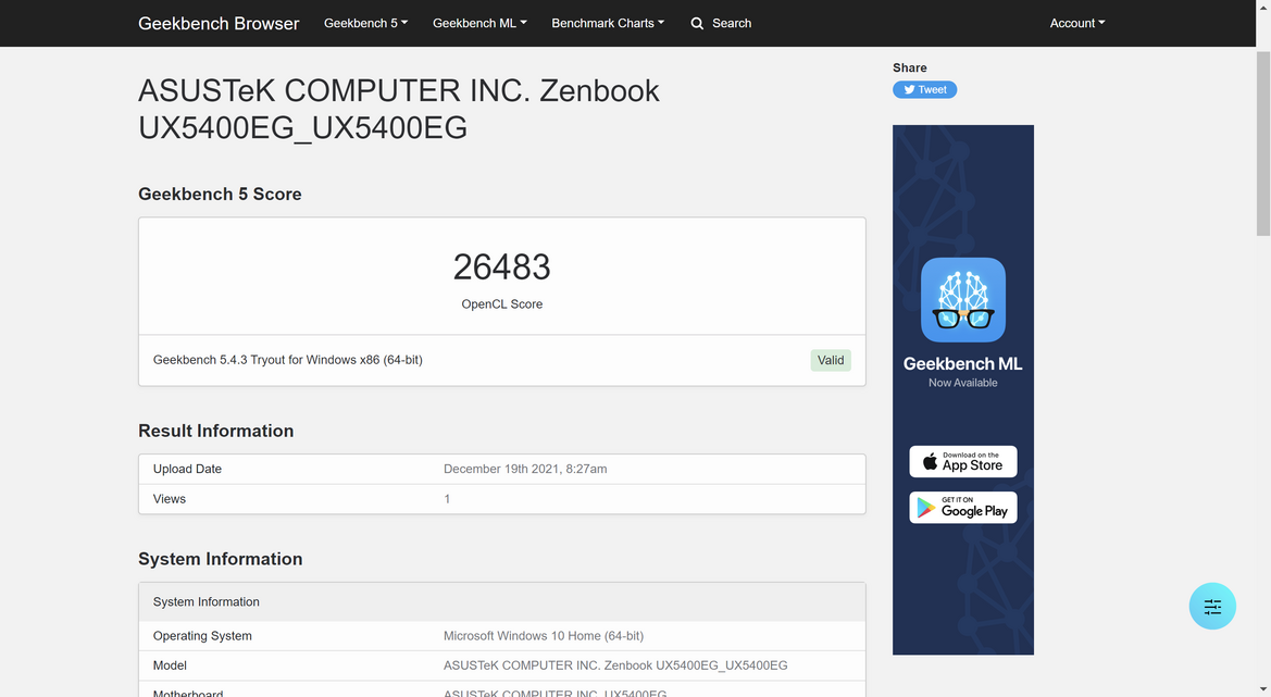 ASUS ZenBook 14X OLED