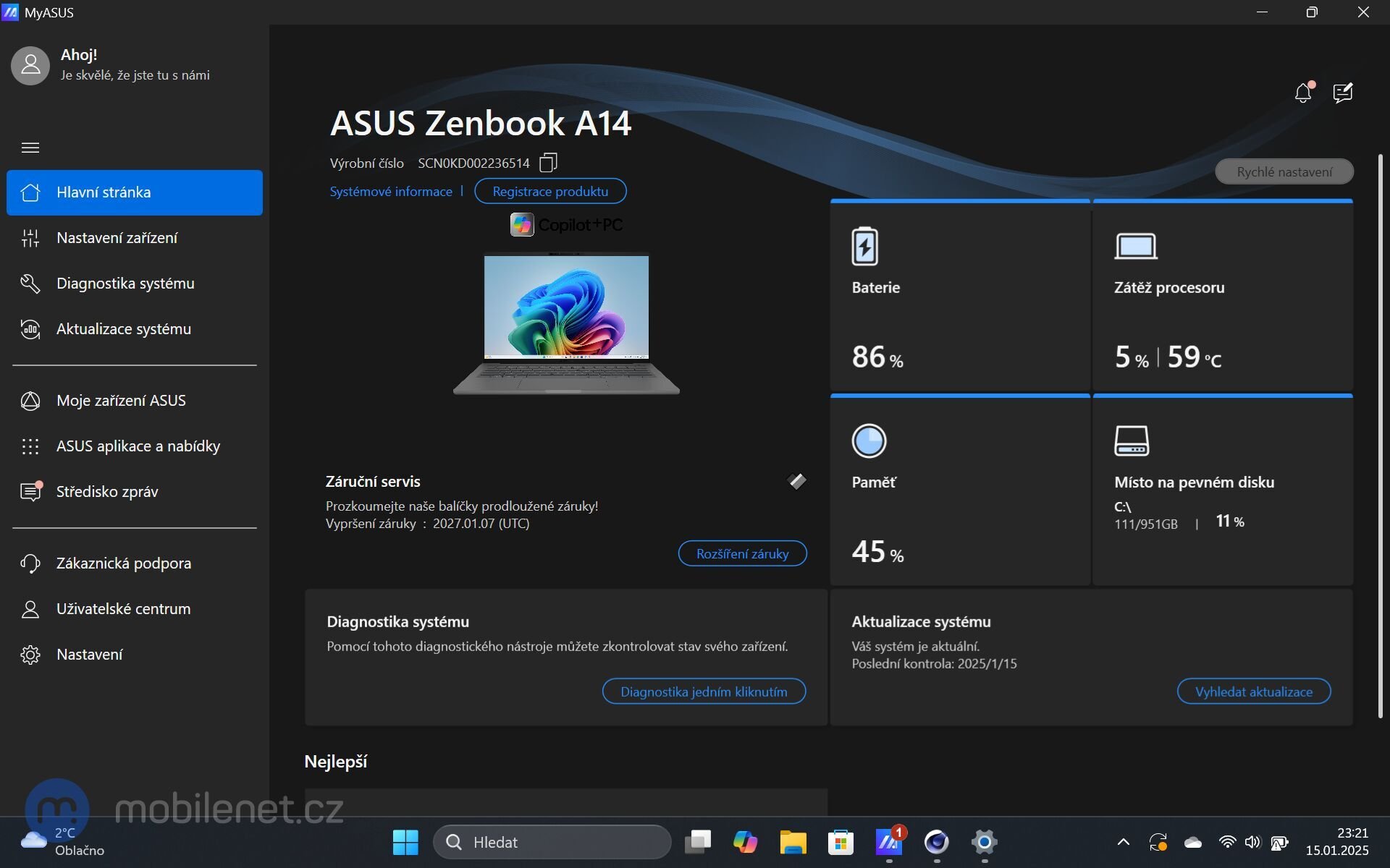 ASUS Zenbook A14 (UX3407RA)