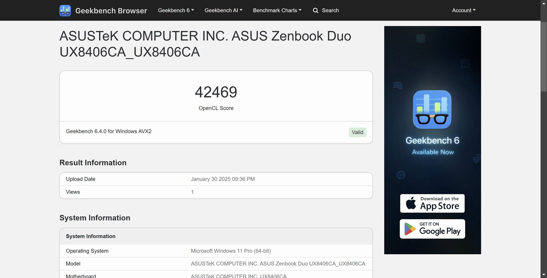 ASUS Zenbook Duo (UX8406)