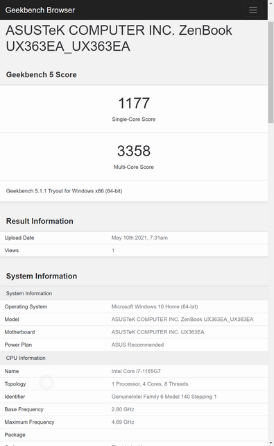 ASUS ZenBook Flip 13 OLED UX 363