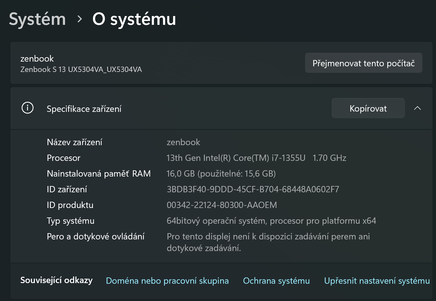 ASUS ZenBook S13 OLED