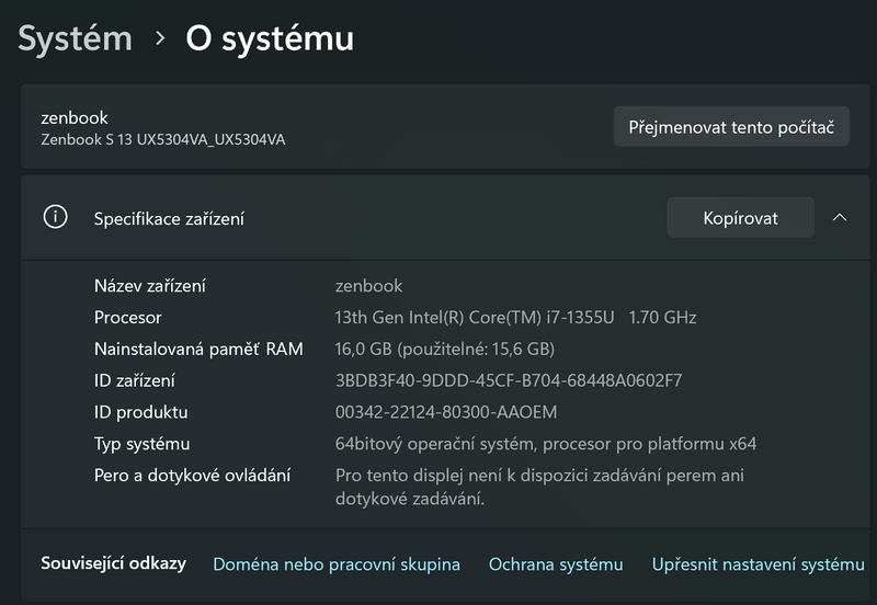 ASUS ZenBook S13 OLED